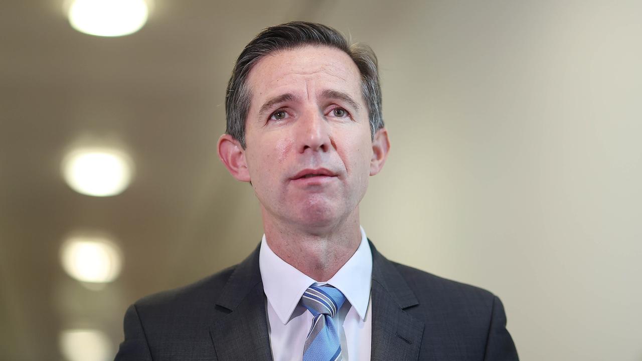 Finance Minister Simon Birmingham says Labor’s plan to subsidise childcare costs for Australia’s richest families was ‘ill-considered and reckless’. Picture: NCA Newswire/Gary Ramage