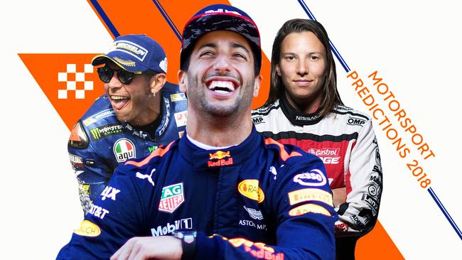 18 fearless predictions for motorsport in 2018.