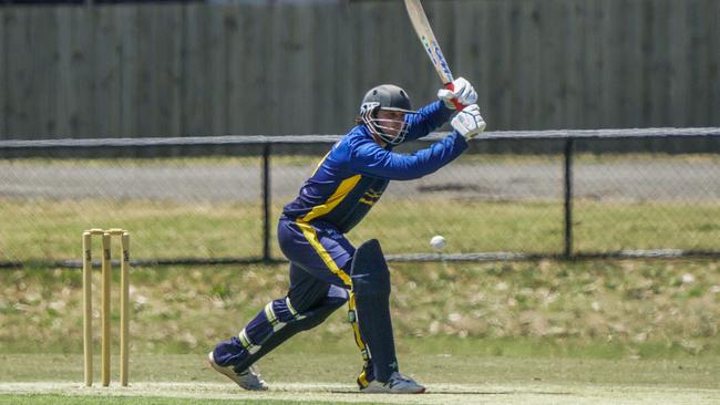 CSB: Flynn McGaw batting for Dingley. Picture: Valeriu Campan