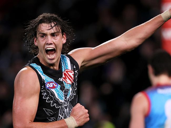 Ollie Lord. Picture: James Elsby/AFL Photos via Getty Images