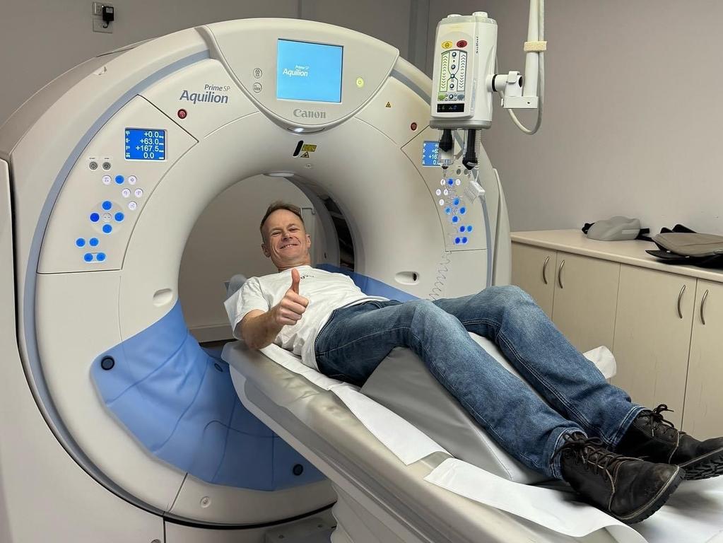 He is hopeful the treatments and operations will help ‘push things along faster’. Picture: Supplied.