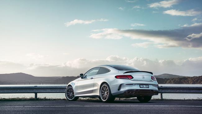 Mercedes-AMG C63 S Coupe V8 model.