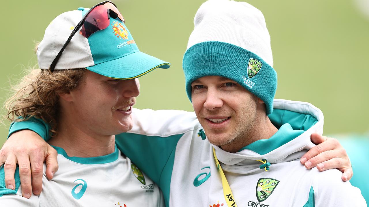 Will Pucovski and Tim Paine are close. Picture: Ryan Pierse/Getty Images