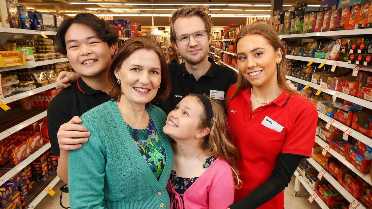 ‘Angels’: Hero Coles workers save mum’s life