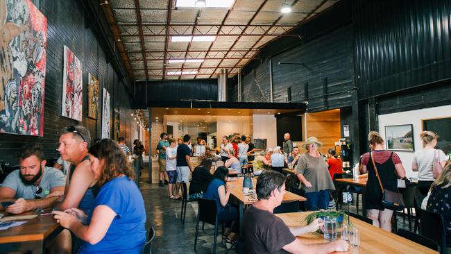 A busy day of trading at Bread + Butter in Launceston. Picture: SCOTT ATKINS OF LUSY PRODUCTIONS