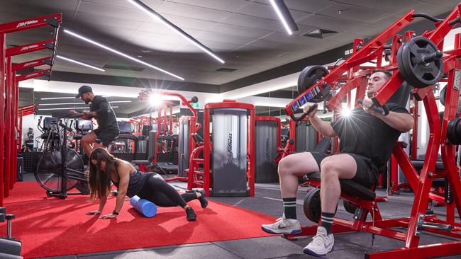 The staff gym at My Muscle Chef's new Sydney facility.