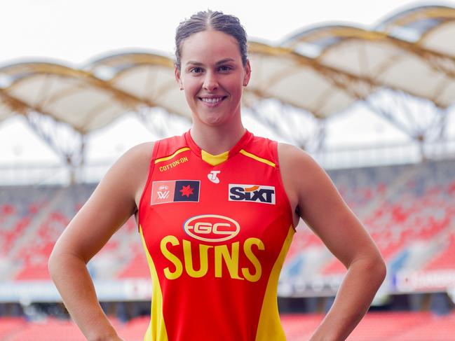 New Gold Coast Suns AFLW defender Katie Lynch. Photo: Gold Coast Suns