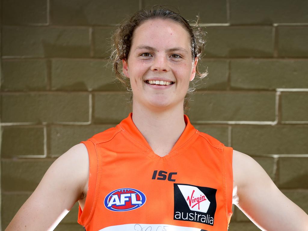 Norwood defender Ebony O'Dea was selected by GWS at the AFLW draft last month. 3 November 2018. (AAP Image/Dean Martin)