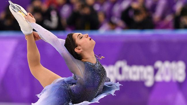 Russia's Evgenia Medvedeva is one of the gold medal favourites in women’s figure skating. Photo: AFP