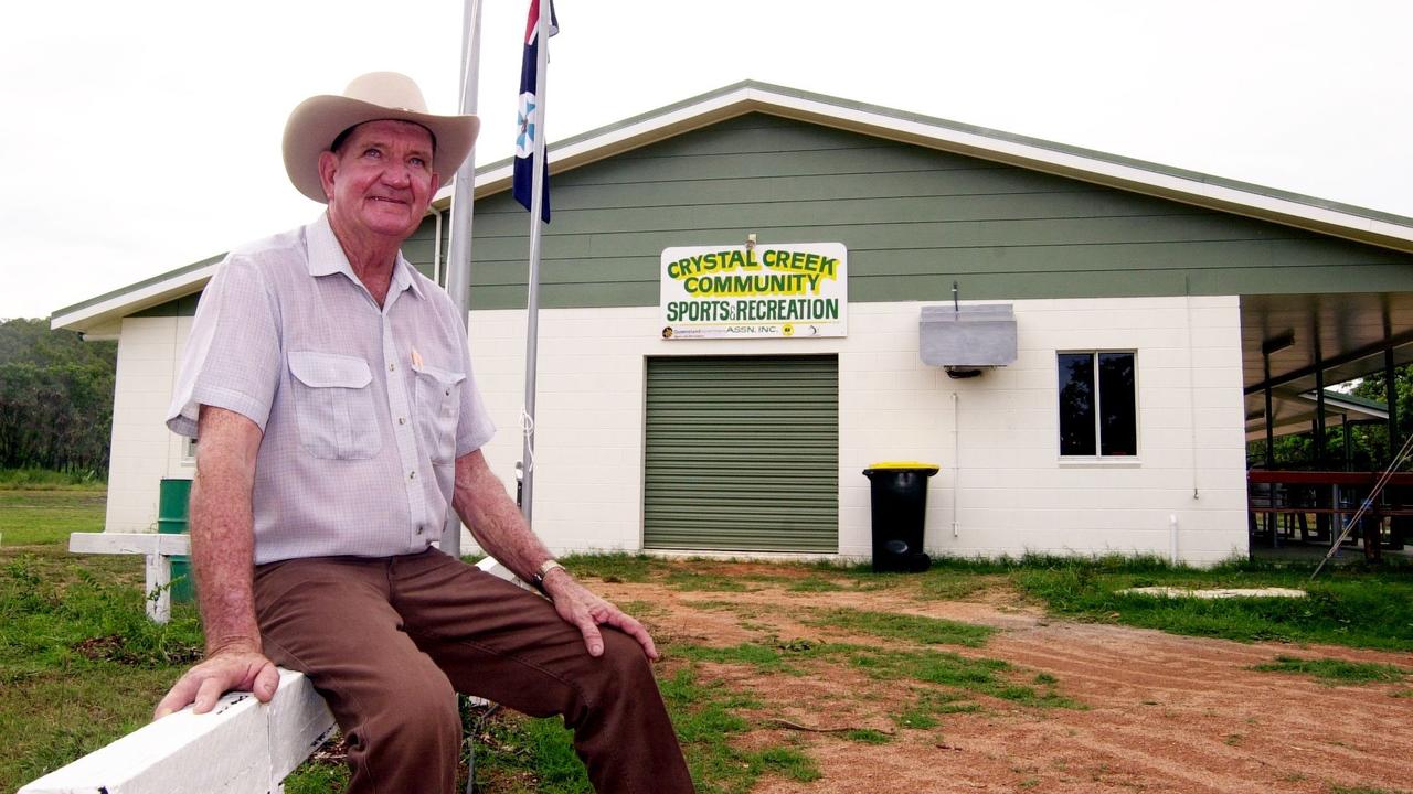 2002: Crystal Creek Community Sports and Recreation Hall was opened in 2002 with Don Murray as president (pictured). Picture: Lori Neilsen