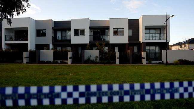 Serious Crime Response Team detectives are on scene investigating. Picture: AAP Image/Tracey Nearmy