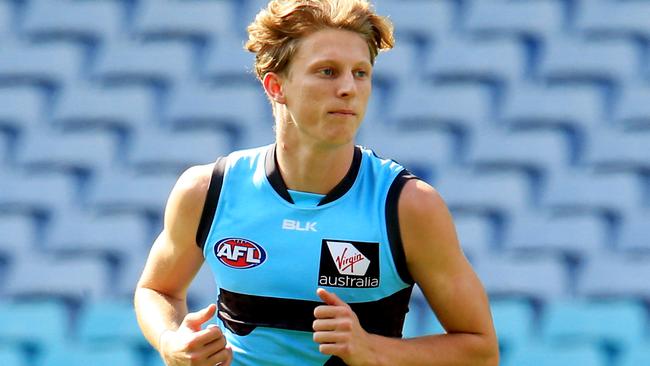 Lachie Whitfield has accepted a six-month ban. Picture: Mark Evans