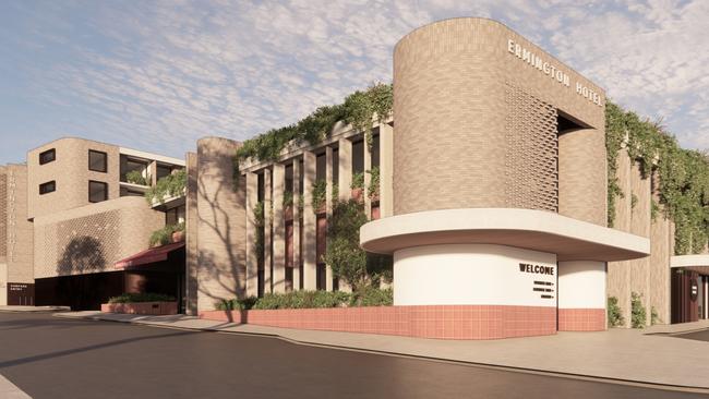 Artist's impressions for the new Ermington Hotel.