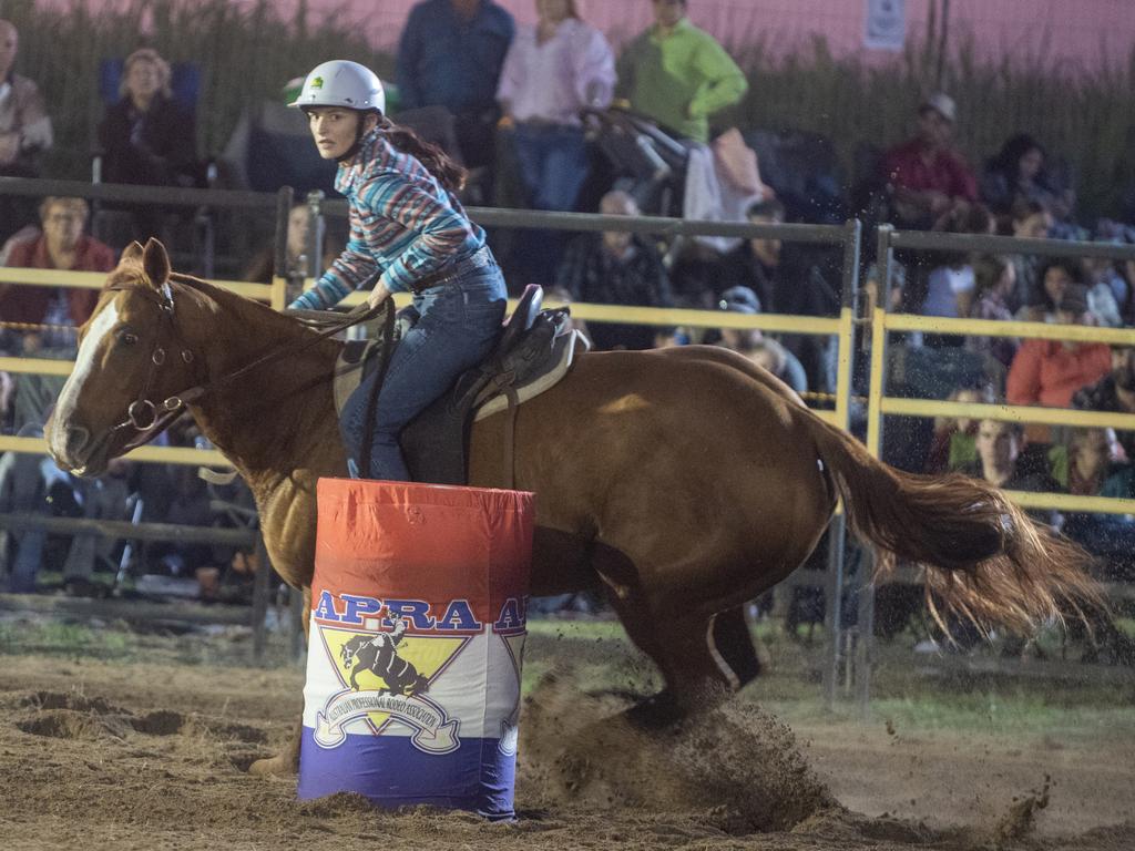 Madeline Grosvenor at Gargett Rodeo Saturday 3 June 2023 Picture: Michaela Harlow