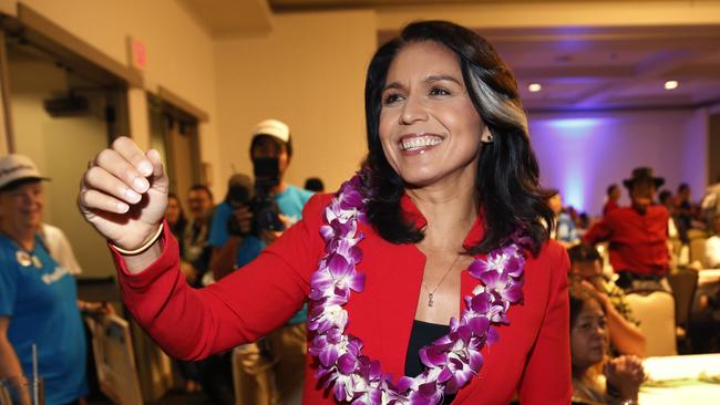 Tulsi Gabbard will add to what’s expected to be a crowded Democratic primary field. Picture: AP