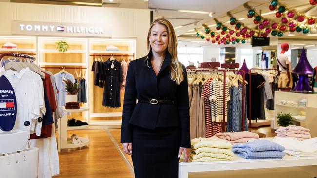 Myer executive chair Olivia Wirth in Myer’s Bourke Street, Melbourne store. Picture: Aaron Francis