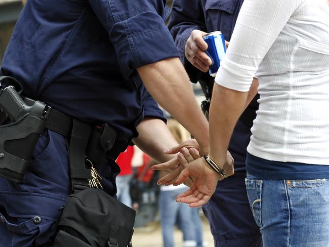 A woman who allegedly intentionally coughed and spat on a police officer during the first hour of Brisbane’s strict COVID lockdown has been charged with serious assault of police, among other offences. Picture: Supplied