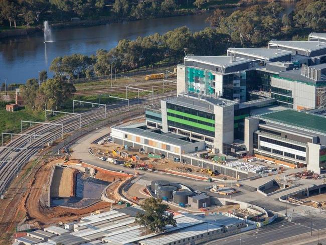 The new Royal Adelaide Hospital pictured a couple of months ago.