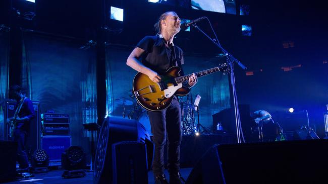 Thom Yorke from the band Radiohead performs at Madison Square Garden in 2016 in New York. Picture: Charles Sykes/Invision/AP