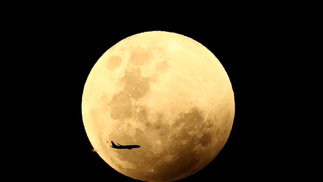 A rare lunar eclipse will take place over the Australian night sky this weekend. Picture: Matt Blyth/Getty Images