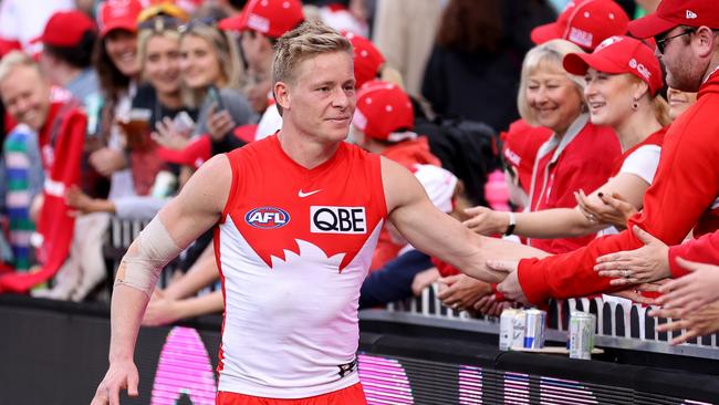 Swans star Isaac Heeney has plenty more games in him. Picture: Brendon Thorne/AFL Photos