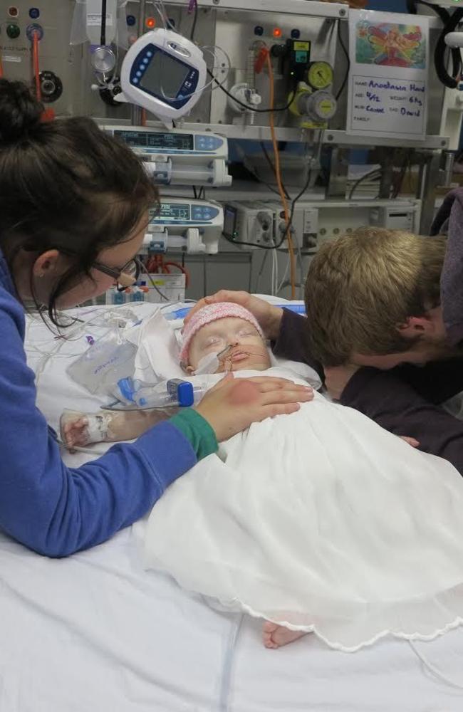 Baby Anastasia Hand died in hospital after the incident. Picture: Gofundme
