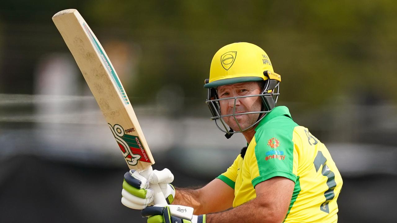 Ricky Ponting starred in the Bushfire Cricket Bash. Photo: Scott Barbour/AAP Image.