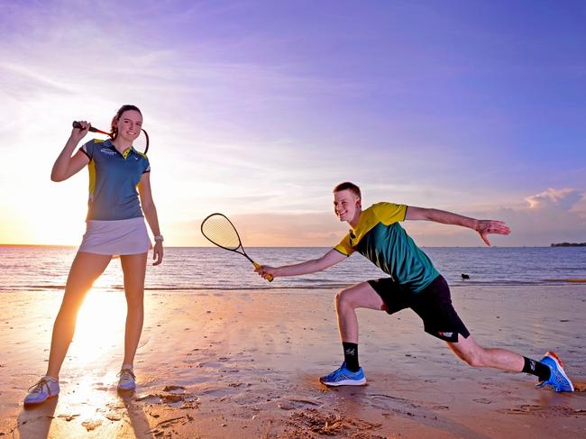 Northern Territory squash players Jessica Osborne and Joseph White represented their region well at the Australian Open earlier this month.