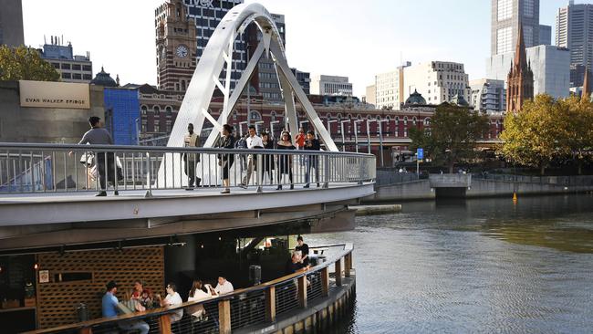 A drink by the river at Ponyfish. Picture: David Caird