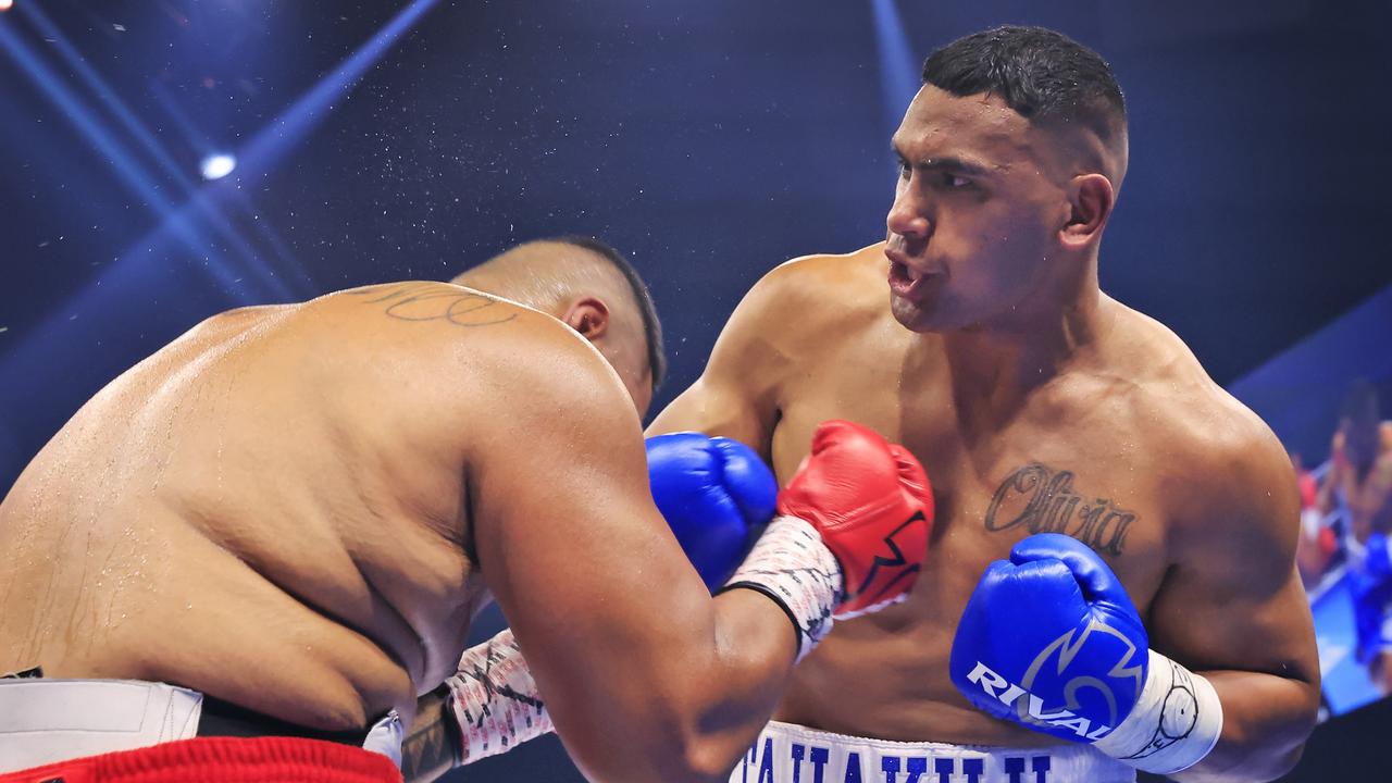 Tevita Pangai Junior says he’s focused on making a success of his switch to boxing. Picture: Mark Evans/Getty Images