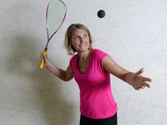 Former World Champion Squash player Michelle Martin fought for improved squash facilities at the Warringah Recreation Centre. Picture: David Swift