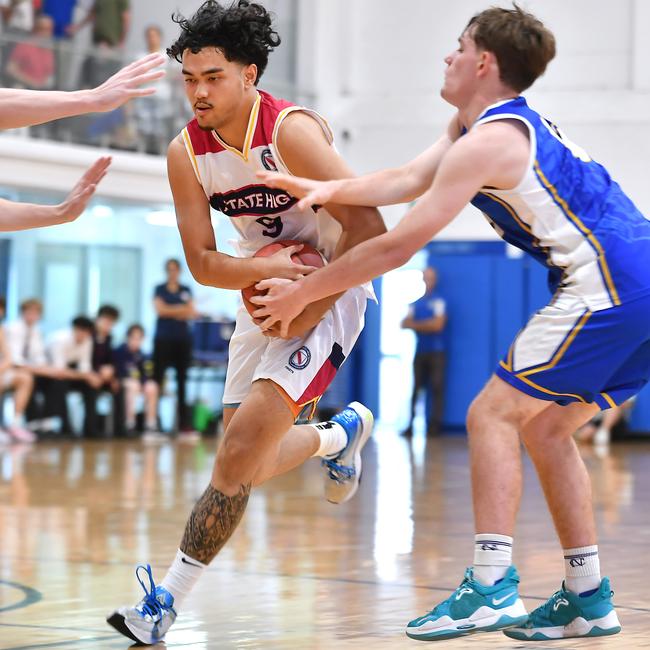 Nudgee V BSHS. Basketball. Saturday September 7, 2024. Picture, John Gass