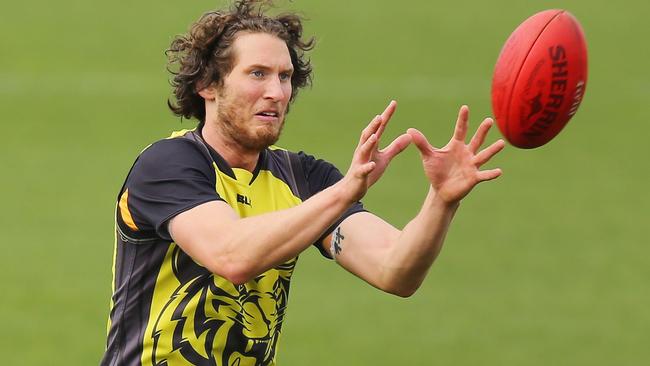 Ty Vickery at Richmond training.