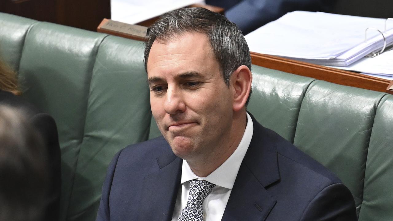 Federal Treasurer Jim Chalmers has defended the Future Made in Australia Bill during Question Time at Parliament House in Canberra. Picture: NewsWire / Martin Ollman