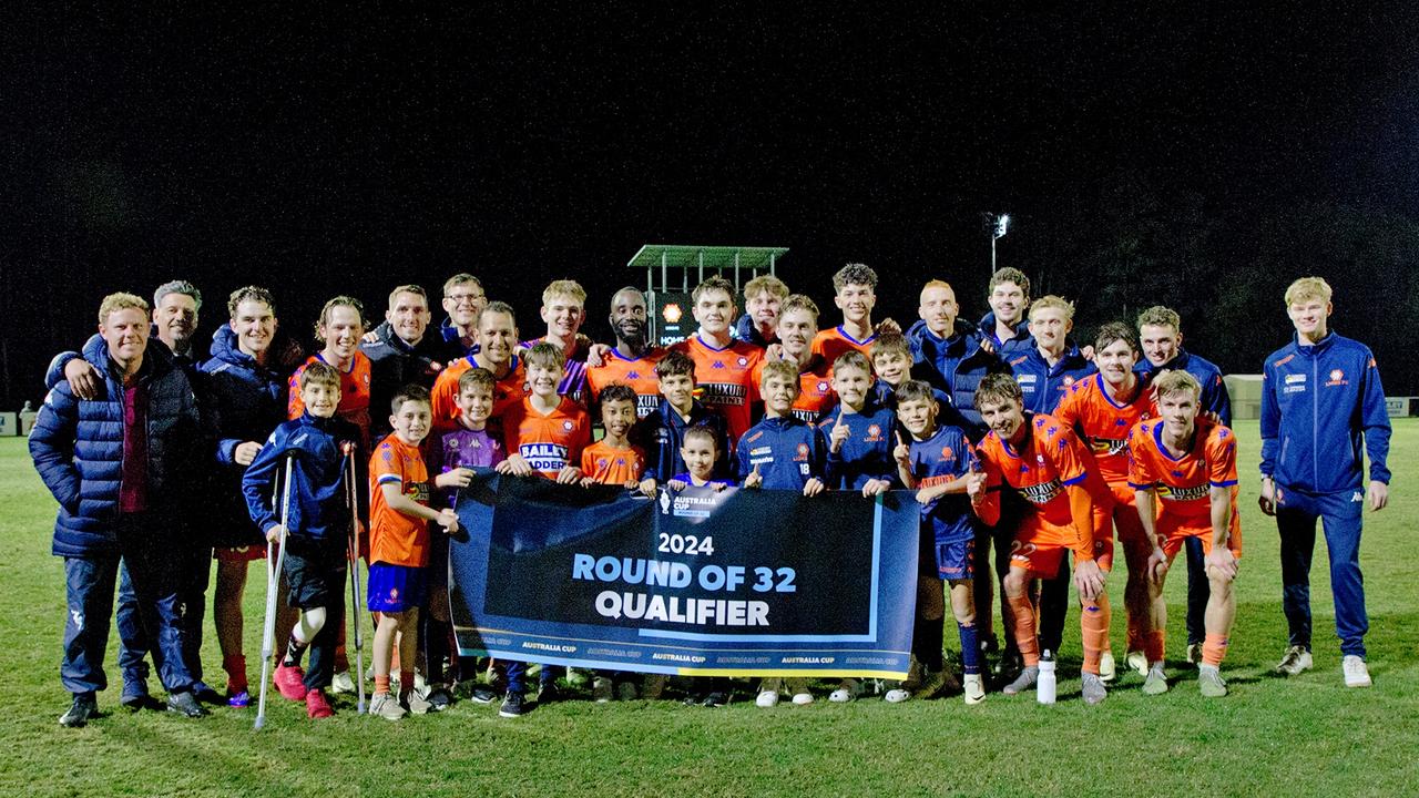 Lions FC qualified for the 2024 Australia Cup Round of 32. Picture: Ian Judd.