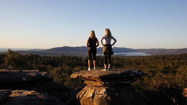 The Pinnacle lookout in the Grampians. Picture: Julian Kingma 