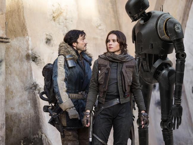 Jyn Erso is the heroine with the chequered past in Rogue One. Picture: Jonathan Olley/Lucasfilm Ltd