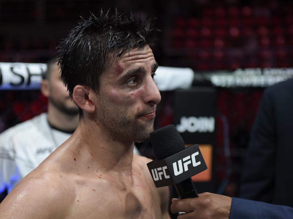 Kara-France takes on Aussie Steve Erceg at UFC 305 this weekend. Picture: Getty Images