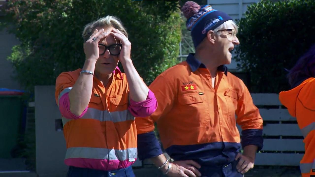 Mitch and Mark are horrified to learn they’ll be lip synching again this season Picture: Supplied, Channel 9