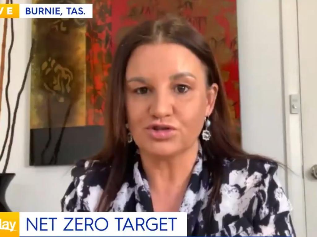 Senator Jacqui Lambie said the Nationals refusal to take climate change seriously was an ‘embarrassment for the country’. Picture: Today Show