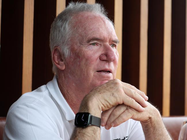 High Steaks with Allan Border and Robert Craddock, The Boatshed restaurant, Regatta Hotel, Toowong. Picture: Liam Kidston