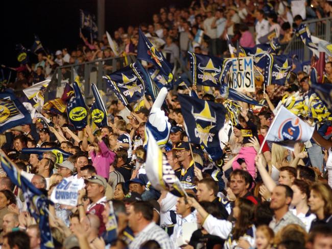 North Queensland Cowboys v Brisbane Broncos at Dairy Farmers Stadium,Townsville. Picture: Stewart McLean