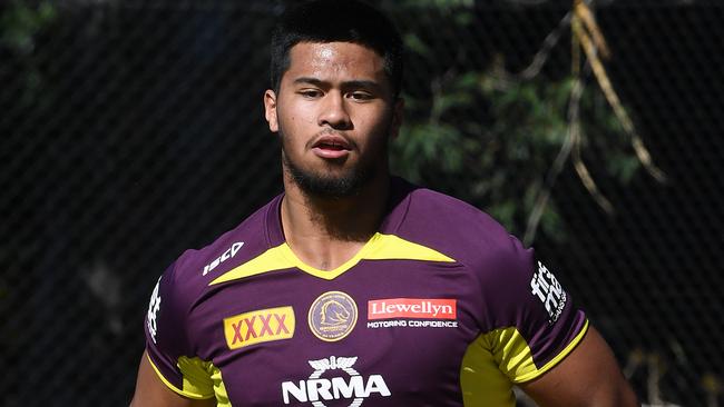 Payne Haas signed a rich deal with the Broncos. Picture: AAP