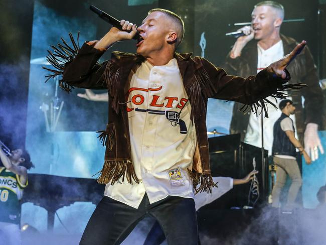 Four-time Grammy-award winner Macklemore will perform at the NRL Grand Final this year. Picture: Glenn Hunt/Getty Images