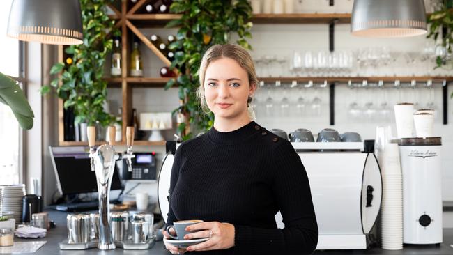 Basil and Vine cafe at Burpengary. Sole director Francesca Fargnoli. Picture: Dominika Lis