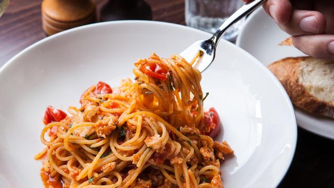 Beccofino, located in the historic woolsheds of Teneriffe, has an impressive pasta menu. Picture: supplied.