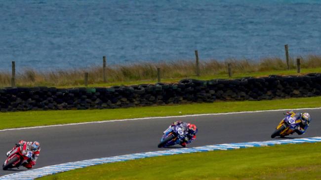 The coastal circuit is a popular track for many riders. Picture: AAP Image