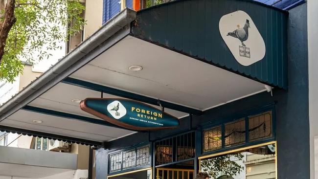 Foreign Return Kitchen and Bar in Surry Hills. Picture: Instagram.