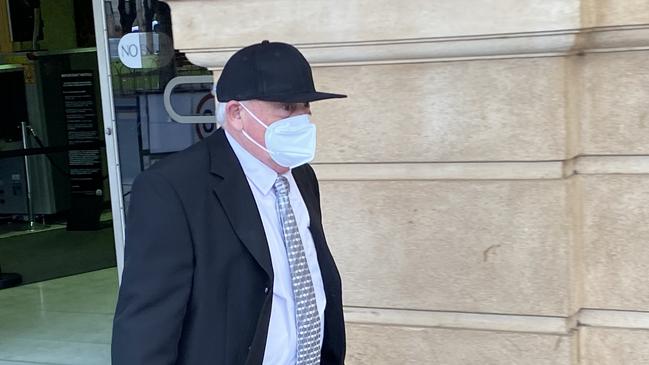 Sex offender David Walker outside the Adelaide District Court. Picture: Mitch Mott