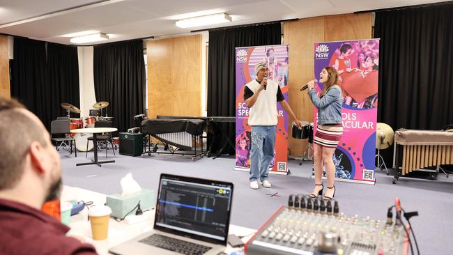 Semisi Peleketi, who is auditioning for a Featured Artist position in this year’s NSW Schools Spectacular. Picture: Tim Hunter